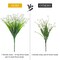 AmyHomie 20 Bundles Artificial Flowers Outdoor UV Resistant Faux Flowers No Fade Fake Plastic Plants Garden Porch Window Box Decorating (Pure White)